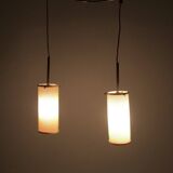 Double Pendant Lamp from Rotaflex, 1950s