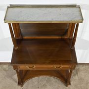 Table console en merisier, style Louis XVI, fin XIXème
