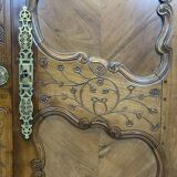 Wedding armoire from Rennes dated 1857 and signed François fils Denot.