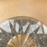 Old vase cristallerie lorraine cut crystal made in France vintage
