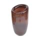 Large burgundy glass vase Vidrios San Miguel, Spain 1990s.