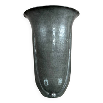 Vase Art Déco étain d’art a.e.Chanal