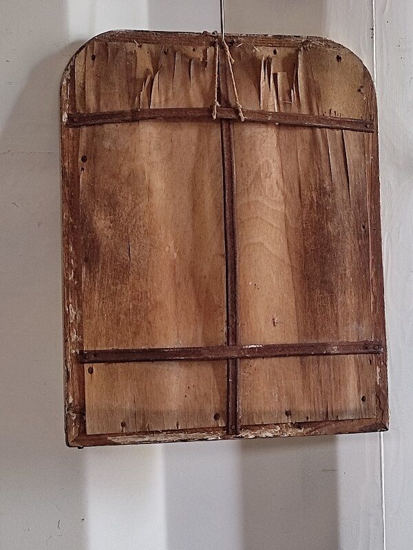 Mirror old plaster Frame gilded wood 25x31cm