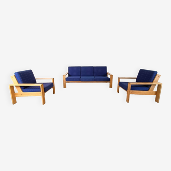 Vintage scandinavian sofa set, 1970s