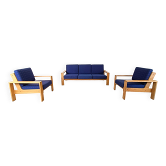 Vintage scandinavian sofa set, 1970s