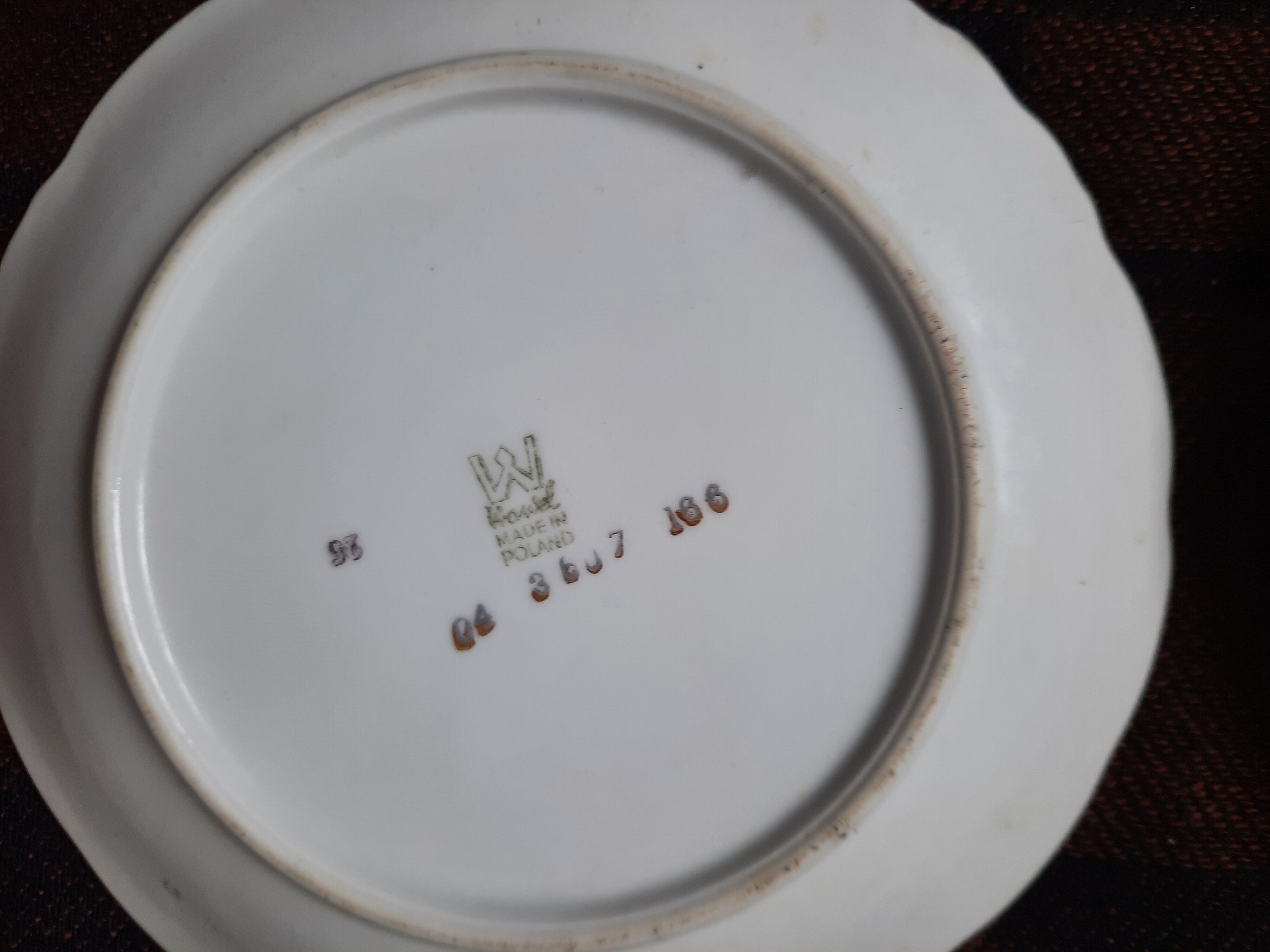 Vintage dessert plates