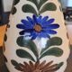 Vintage hand-painted ceramic vase