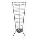 Chrome spiral tripod umbrella stand