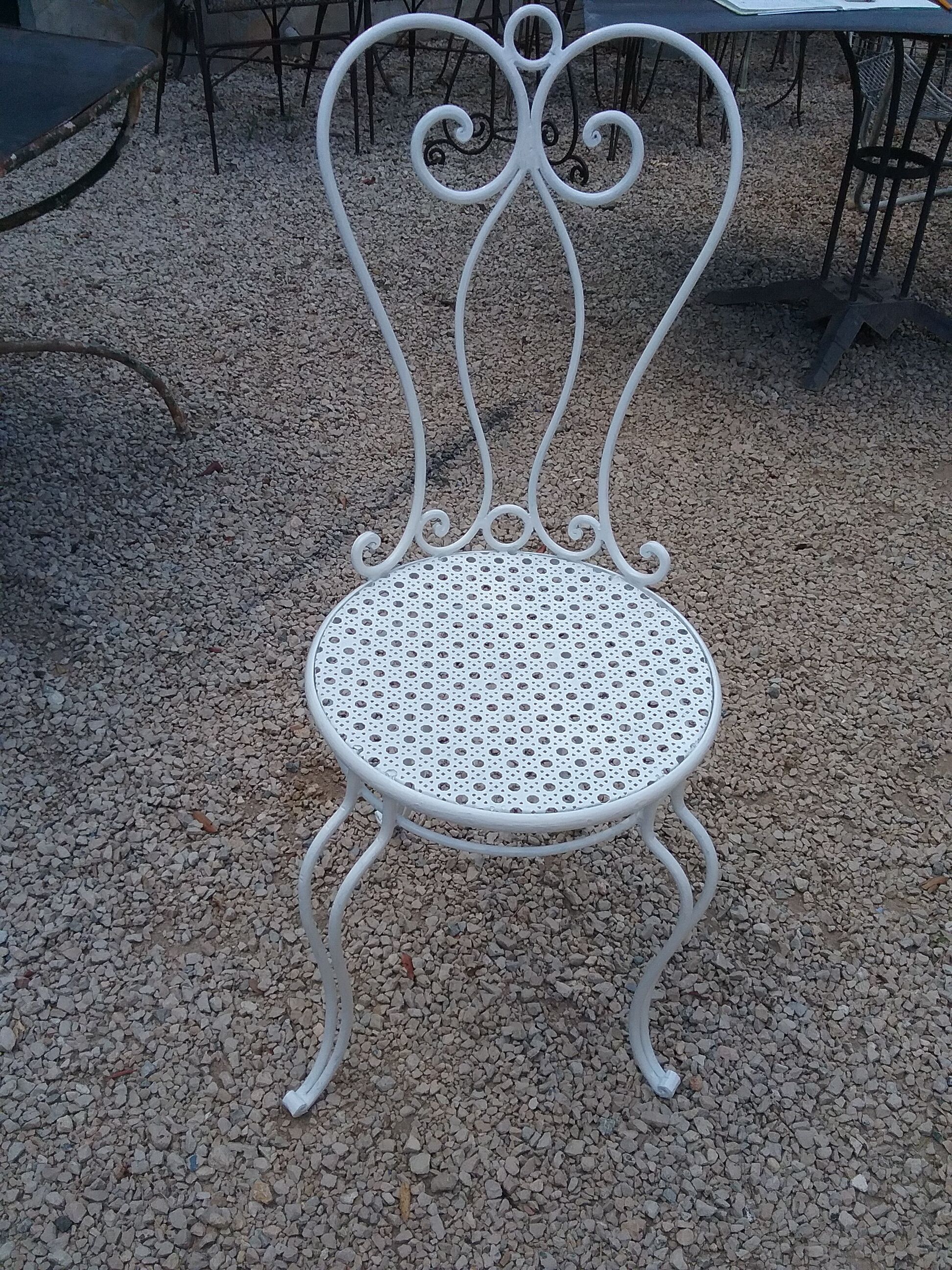 Wrought iron garden set