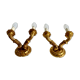 Pair of wall lamps, 1960s