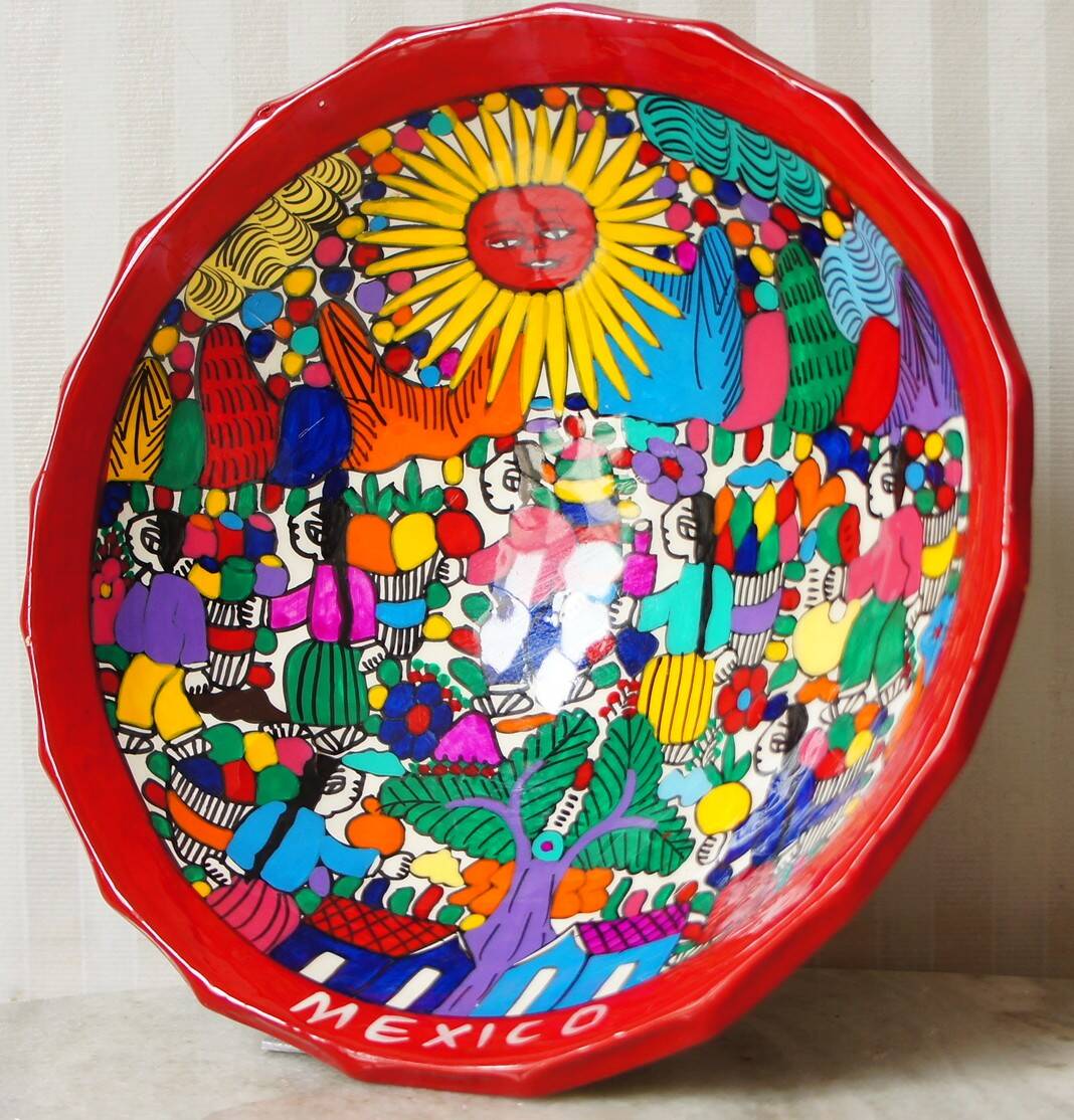 Tripod empty pocket cup "Mexico"