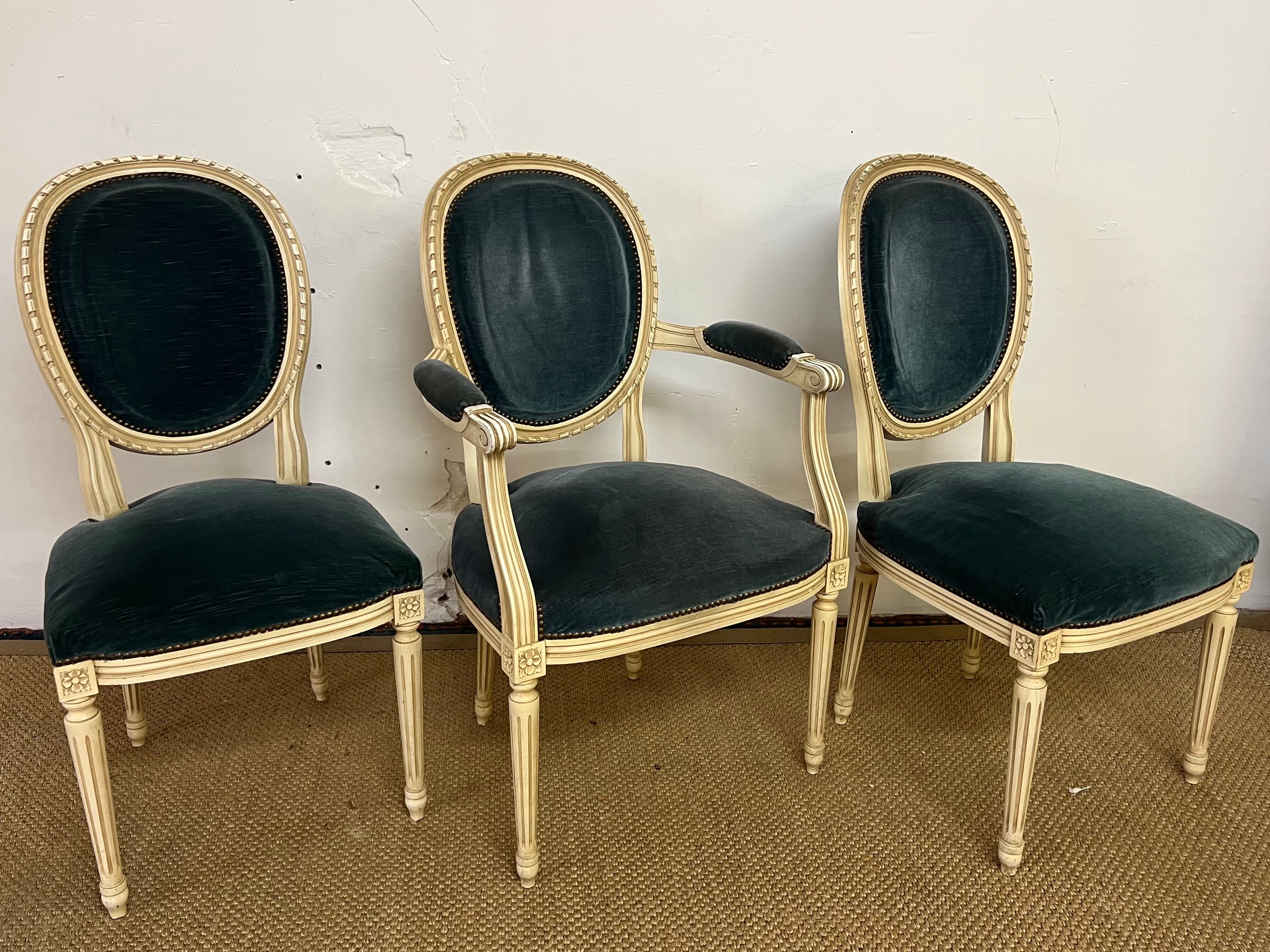 Set 2 chairs and an armchair "JP EALT"