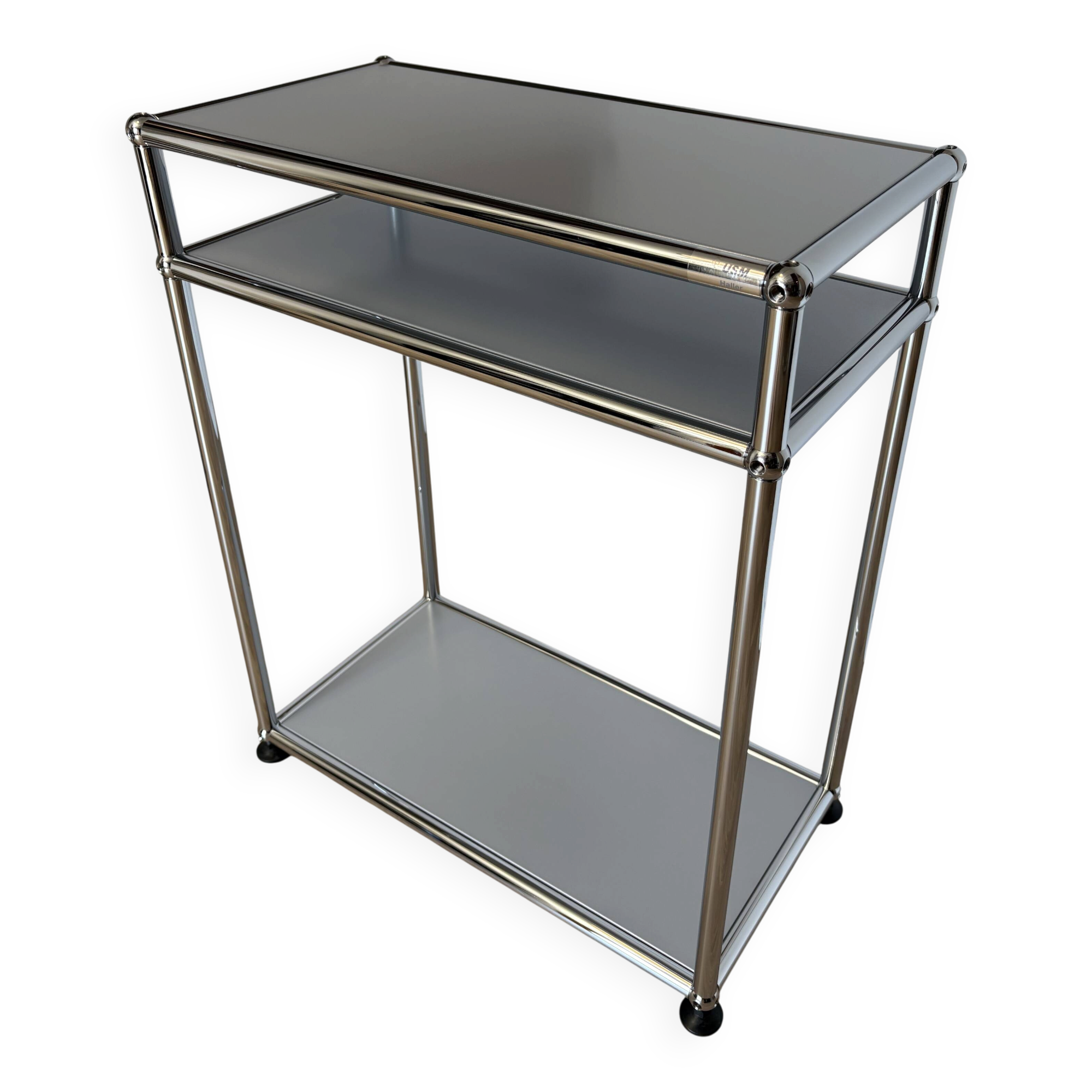 Table d’appoint USM Haller en Argent Mat