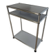 Table d’appoint USM Haller en Argent Mat