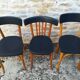 12 mismatched bistro chairs