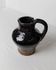 Rustic Terracotta Jug with Black Glaze from Lucca, Italy - 19th Century Country House Decor
