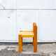 Beech and leather chairs by Ibisco Italia 1960