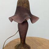 Lampe tulipe pâte de verre