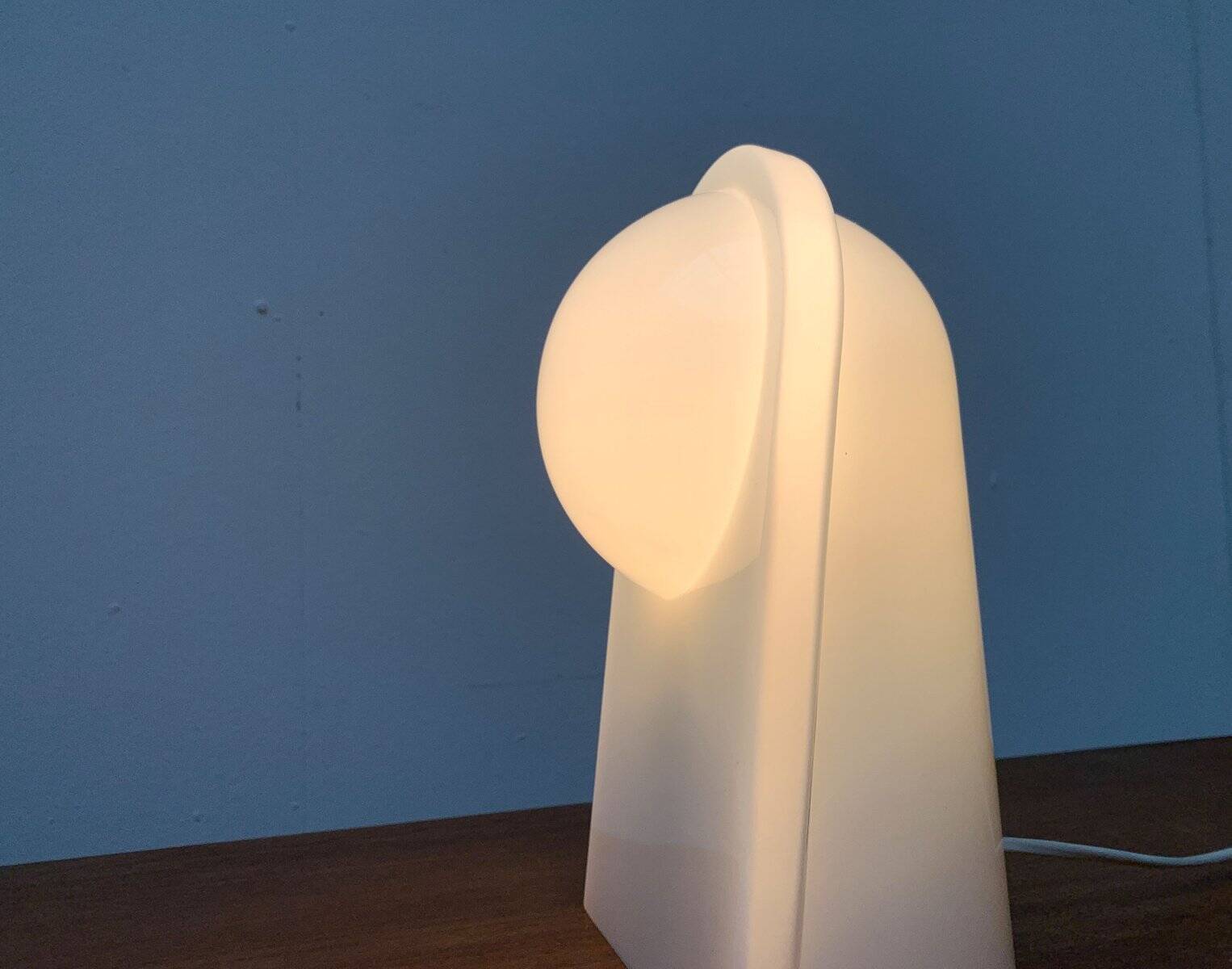 Mid-century German space age postmodern glass table lamp by Peill & Putzler, 1960s
