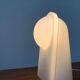 Mid-century German space age postmodern glass table lamp by Peill & Putzler, 1960s
