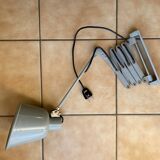 Lampe zigzag vintage grise style industriel