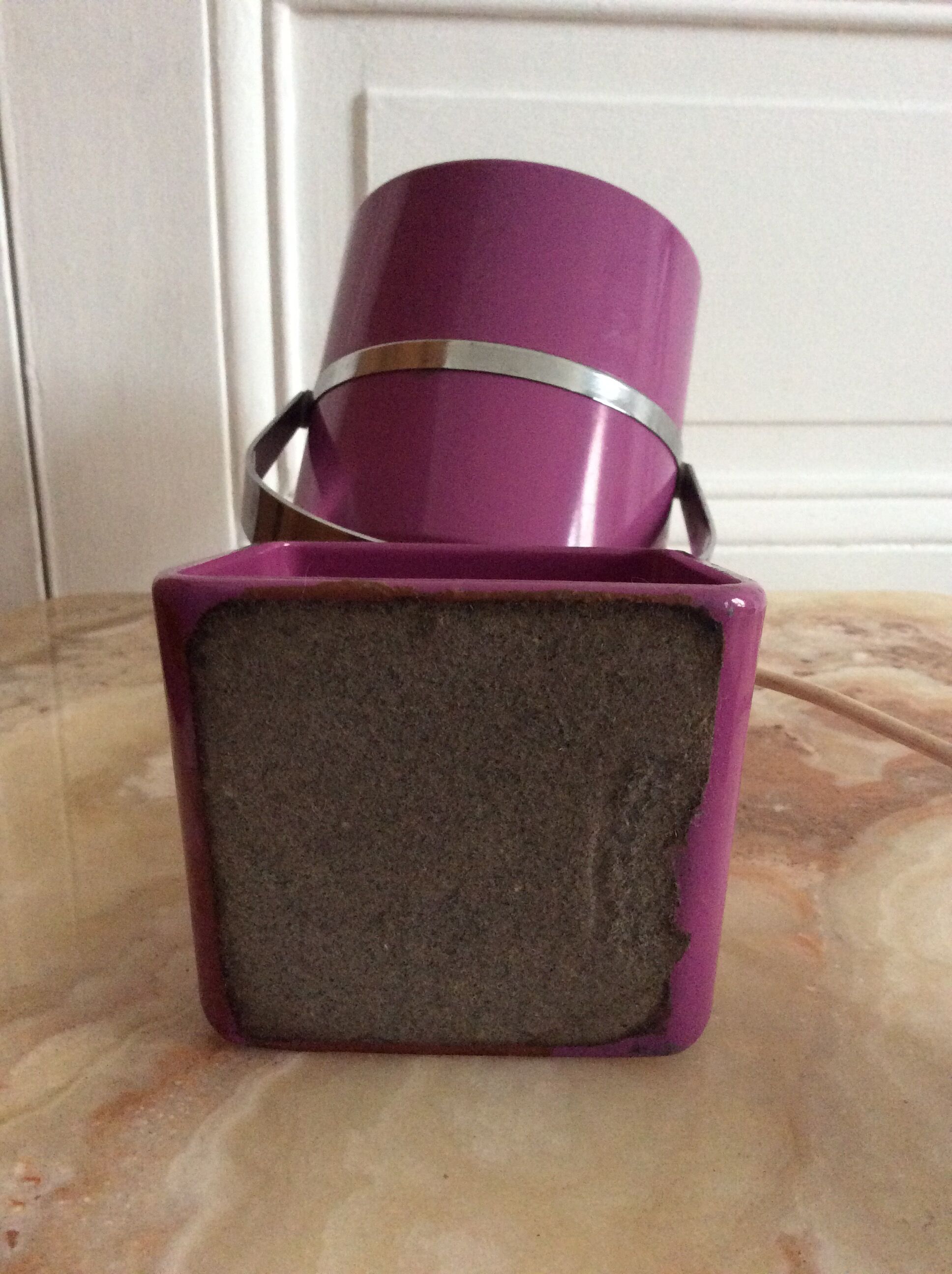 Lamp purple 70s vintage