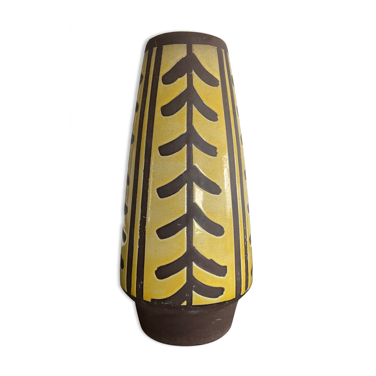 Vintage Ceramic vase Scheurich from the 70s Germany