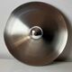 Modernist disc wall light in the style of Charlotte Perriand – UFO space age silver – Diameter 35cm