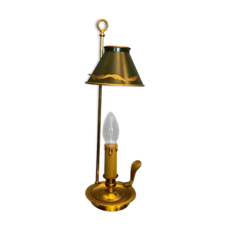 Lampe bouillotte en bronze doré de style Empire