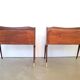 Pair of italian 1950's night stands bed side tables