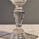 2 Verres a eau/Vin anciens à fines cotes - Cristal de Baccarat