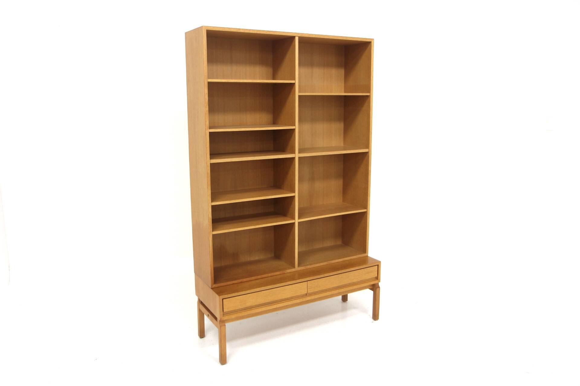 Scandinavian oak library "MTP", Marian Grabinski, IKEA, Sweden