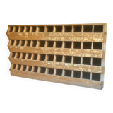 Antique seed cabinet with compartments