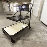 Trolley on wheels 1960 perforated metal