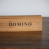 Wooden domino game