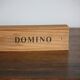 Wooden domino game