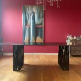 Italian design black beech table