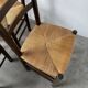 Set of 4 straw chairs from the 50s Dudouyt