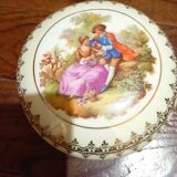 Jewelry box artistic porcelain limoges