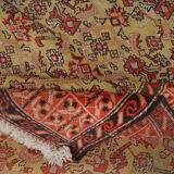 Handmade Vintage Caucasian Karabagh Rug 126x186cm