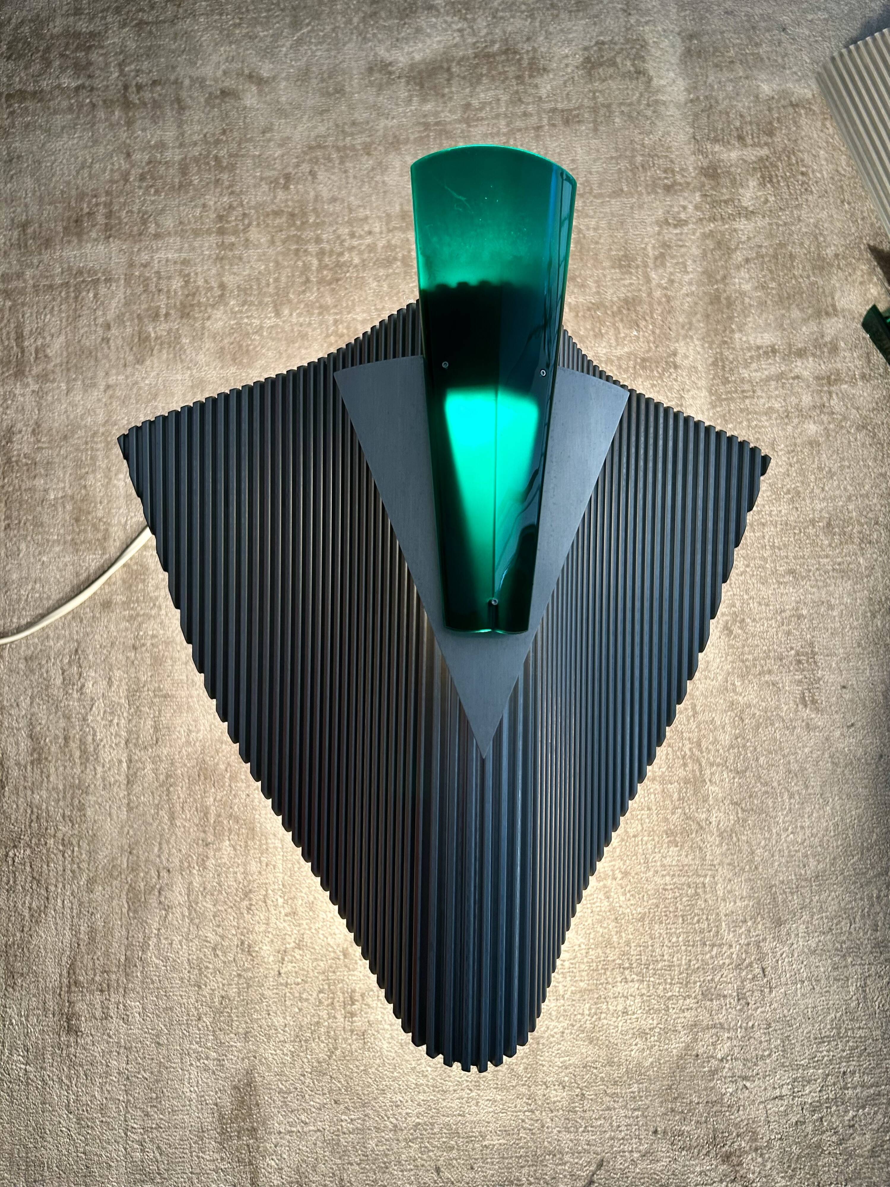 Pair of "trybeca" sconces by bernhard dessecker for ingo maurer, germany 19