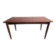 Scandinavian type table with integrated extension