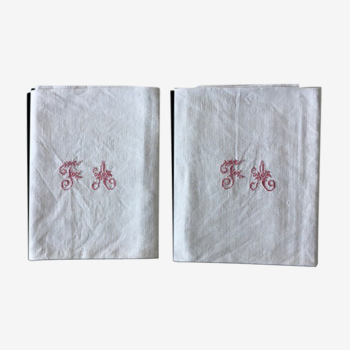 Two old napkins