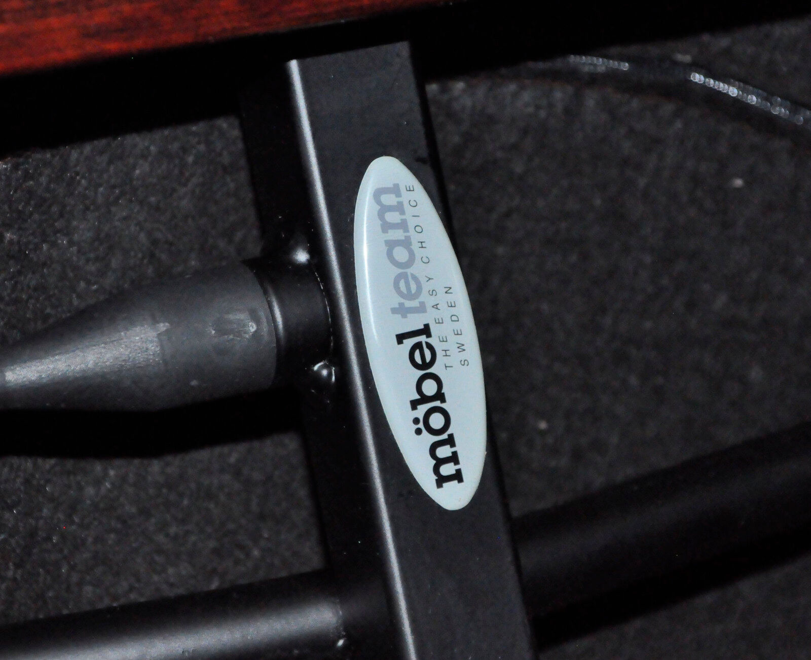 Mobel Team Fold-Out, Scandinavian leather armchair