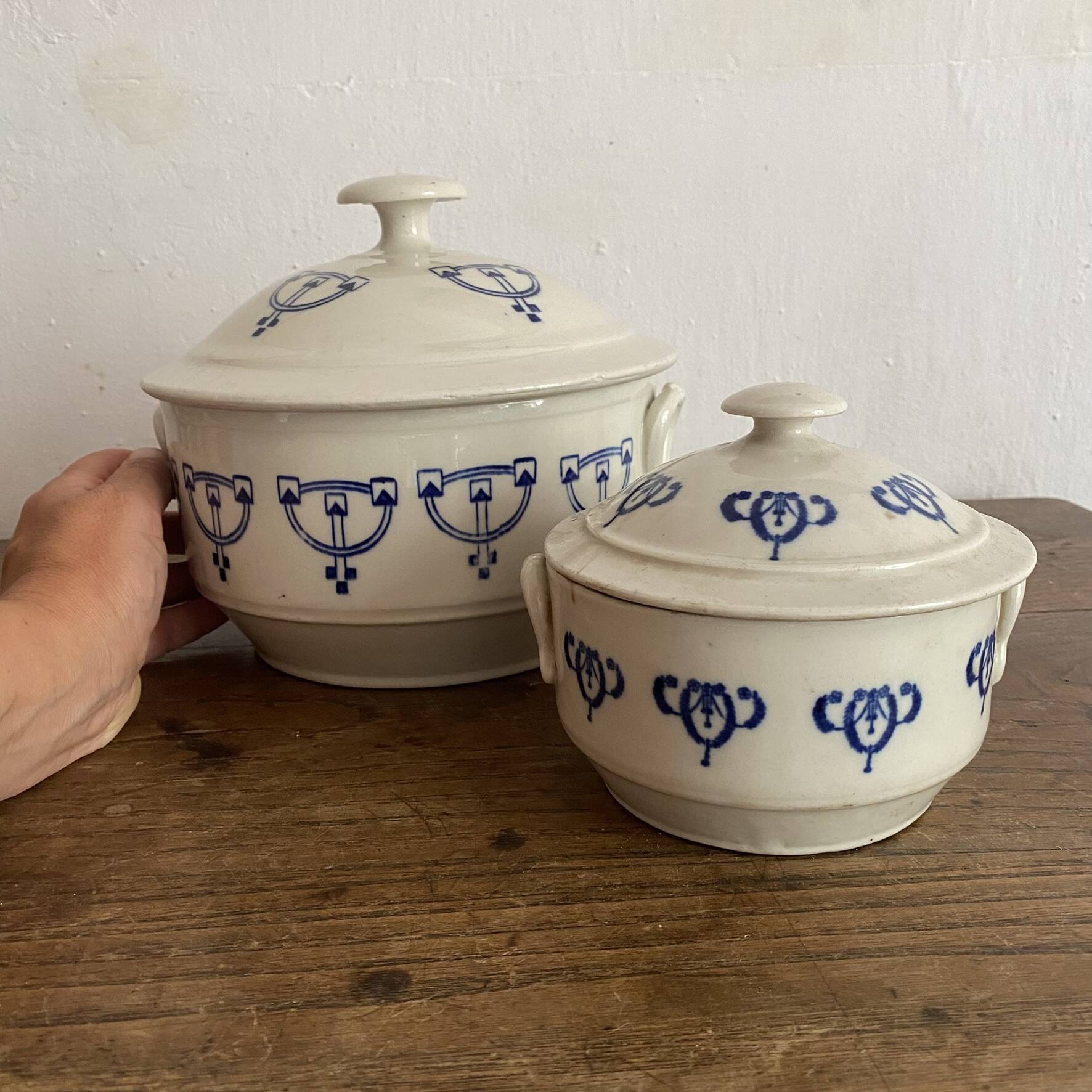 Antique soup tureens Saint Uze