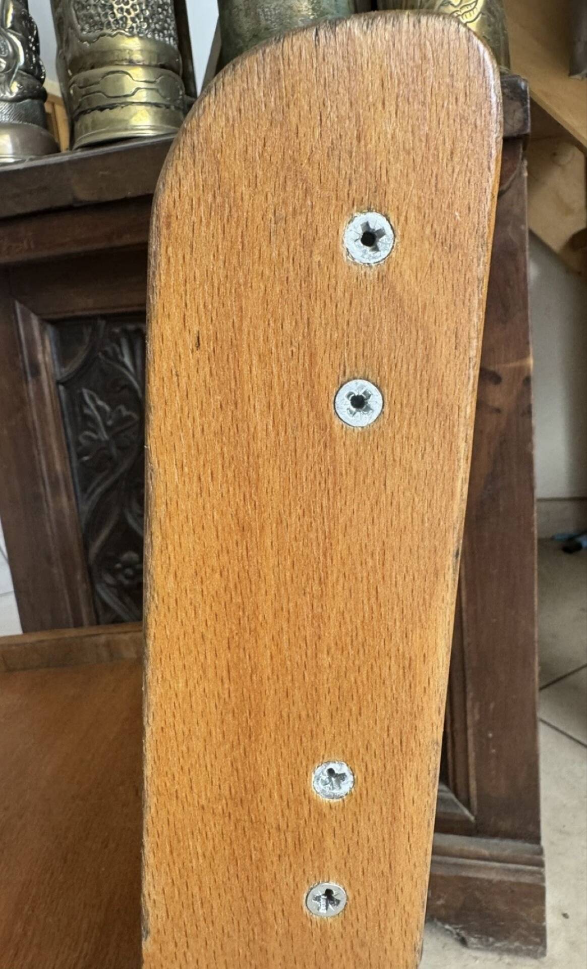 Vintage wooden children's sled chair – 60s/70s design furniture