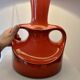Rare design lamp pan ceramic - west german pottery