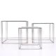 Isocèle Chrome Nesting Tables Max Sauze, 1970s France