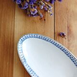 Iron clay dish with earthenware lions