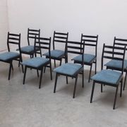 Set of 8 'S4' dining chairs by Alfred Hendrickx for Belform, 1950s